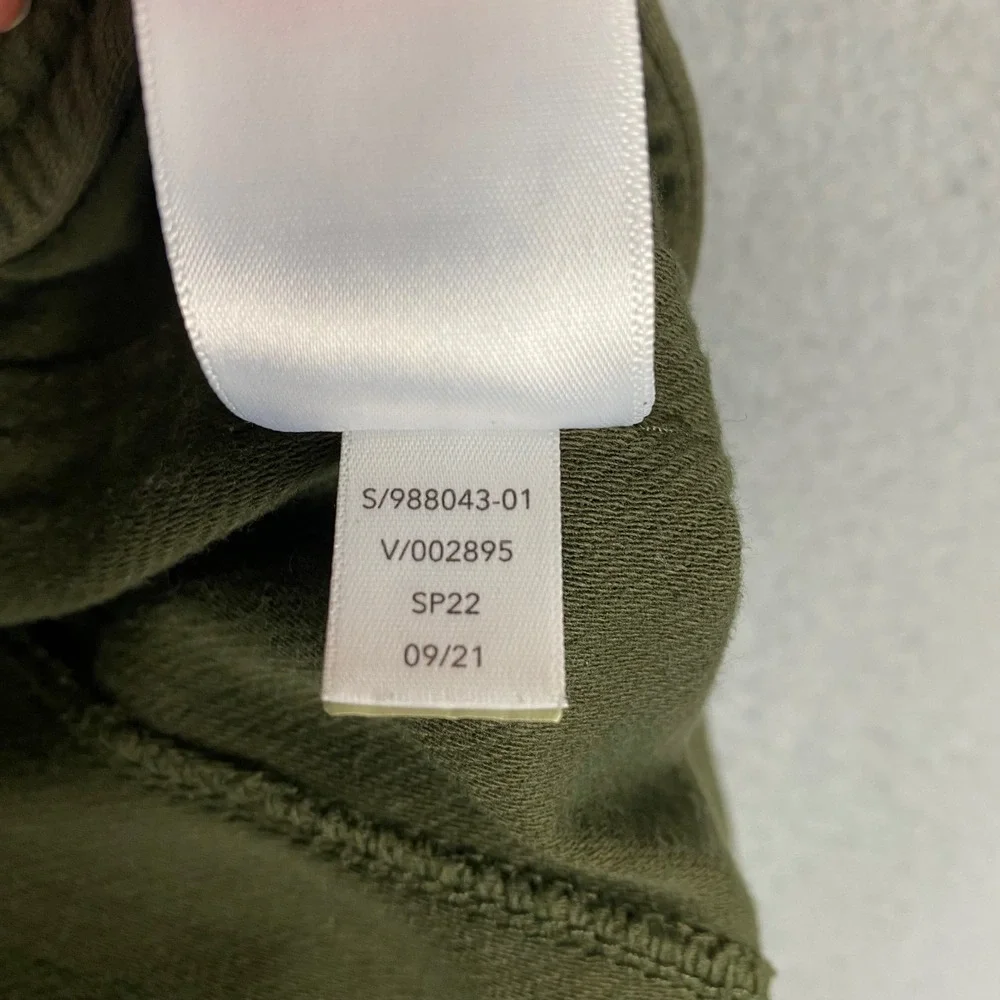 Athleta Farallon Jogger Cotton Joggers Pants Womens Medium Olive Green